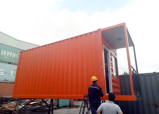 Orange 20GP Pop Up Container Office Container House 15m2