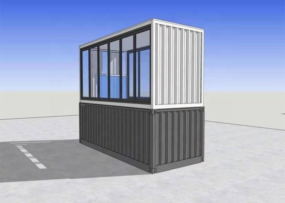 Customization 20GP Swimming Pool Shipping Container With Glass Side