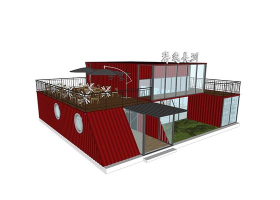 40ft Prefabricated Composite Steel Shipping Container Homes