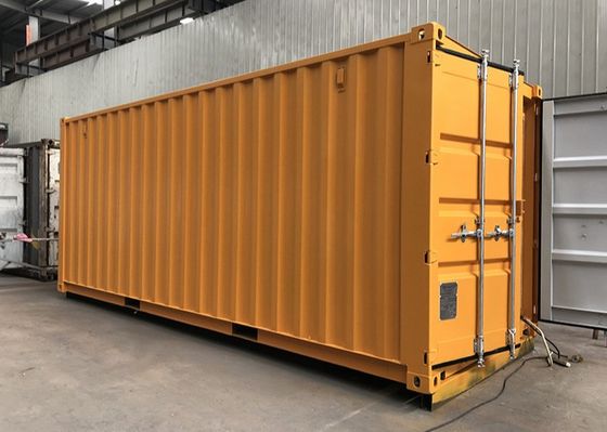 Luxury Prefabricated 20GP Tempered Glass Prefab Office Container