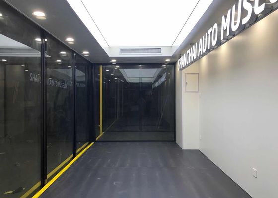 Toughened Glass Prefabricated 20gp Shipping Container Exhibition