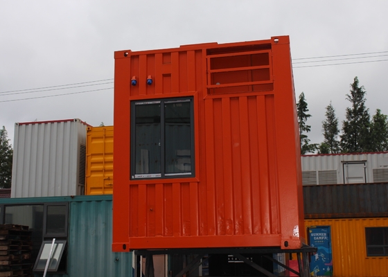 Orange 20GP Pop Up Container Office Container House 15m2