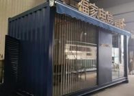 Removable 20ft Prefabricated Retro Shipping Container Exhibition