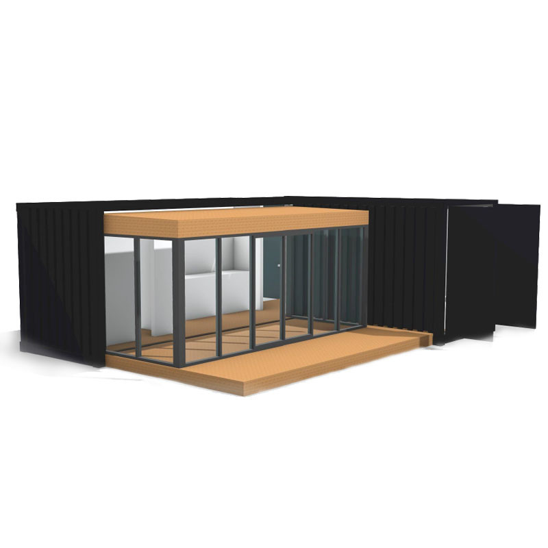 Steel Welded Modular Container Housing Expansion Combined 20 HC