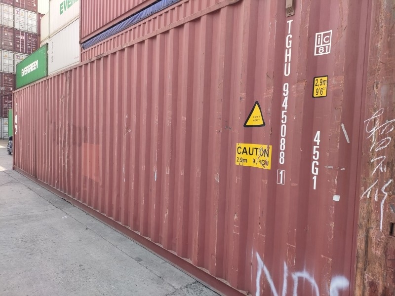 40HC Corten Steel Used Shipping Containers For Marine