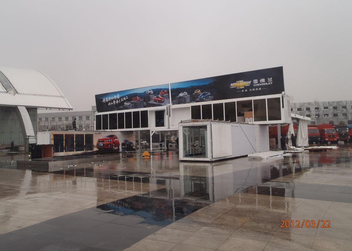 Prefabricated Mobile 40ft Shipping Container Exhibition For Stage