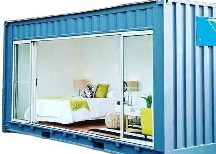 Panoramic Window 20GP Prefab Shipping Container House