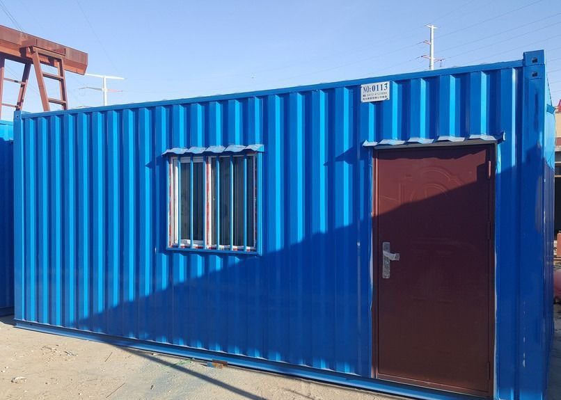 Thermal Insulation Thickened Door 20gp Prefab Office Container