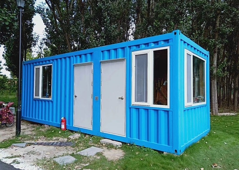 20FT Residential Prefab Container House With Tempered Bulletproof Window